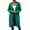 Lake blue, variant on Winter Hooded Cardigan Sweater Coat Women Oversized Chunky Knit Open Front Long Outwear
