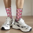 thumbnail image 6 of Lsque Hearts for Valentines day Printed Men's Crew Socks, Soft Durable Breathable Moisture-Wicking with Odor Control Cotton socks, 6 of 6