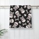 thumbnail image 5 of Fotbe black white Skull bone Toalla Premium con Patrón, Toalla de Microfibra de Secado Rápido, Ligera y Altamente Absorbente (27.5x16in), Ideal para Uso Diario, 5 of 6