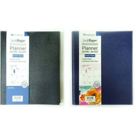 see it bigger deluxe large monthly weekly planner july 2016 june
