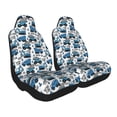 thumbnail image 2 of Naloa Blue Excavator Car Seat Covers 2PCs Front Car Seat Covers Universal fit for Most Cars SUVs and Trucks - 1, 2 of 5