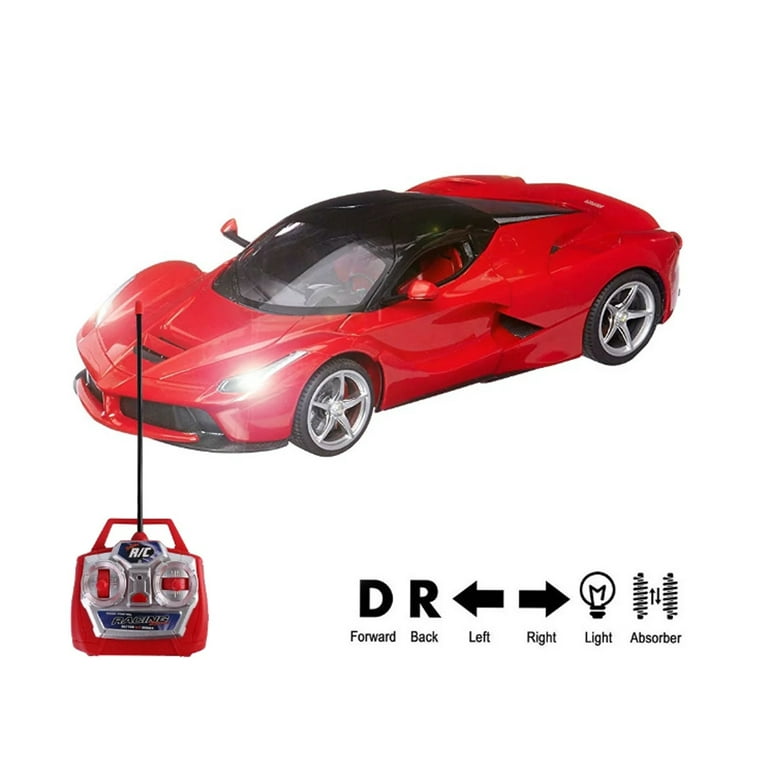 Full Function Turbo Fleet 1:16 Scale Crimson Racer Remote Control