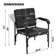 thumbnail image 4 of Artist Hand Heavy Duty Reclining Barber Shampoo Chair Salon Beauty Spa Equipment(Black), 4 of 16