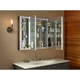 thumbnail image 5 of Kohler Verdera 40" x 30" Recessed Medicine Cabinet, Recessed, Rectangle, Tri-View, None, Modern, 5 of 7