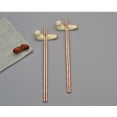 thumbnail image 5 of Wollet Pure Copper Chopsticks, Elongated Chopsticks, （9.64inches）24.5cm, Solid Bamboo Serving Chopsticks, Elongated Chopsticks, 5 of 7