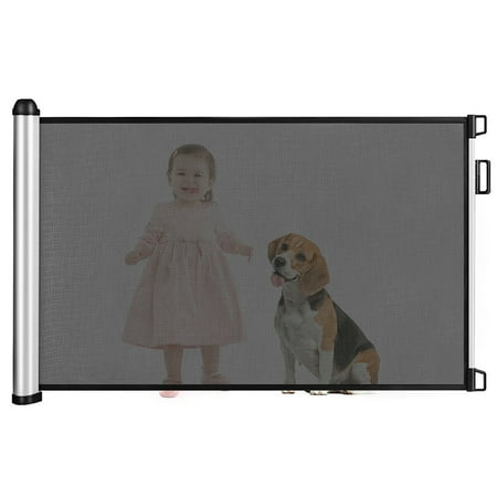 UPC: 7335694557060 | Costway Baby Retractable Mesh Gates Pets Safety Gate Easy Latch Indoor Outdoor Black