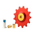 thumbnail image 3 of Rear Derailleur Pulley, Ceramic Bearing Jockey Wheel Pulley Aluminium Alloy Roller for Road Mountain Bike red 13T, 3 of 9