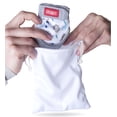 thumbnail image 2 of Nuby Baby Teething Mitten with Hygienic Travel Bag, Gray Bear, 2 of 5