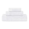 thumbnail image 2 of Superior Basketweave Egyptian Cotton Solid 3 Piece Towel Set, White, 2 of 9