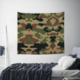 thumbnail image 2 of Tapestry Camouflage Print Backdrop Tapestry Wall Haning For Bedroom Decor 60 X 51 In, 2 of 7