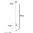 thumbnail image 5 of 35121SWBKAB-Maxim Lighting-Admiralty - 1 Light Outdoor Pendant-11.75 Inches Tall and 12 Inches Wide-Black/Antique Brass Finish, 5 of 5