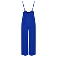 thumbnail image 4 of Zekutng 2 Piece Sets for Women Loose Washed Frayed Wide Leg Overalls with Denim Jumpsuit,Sizes S-3XL, 4 of 7