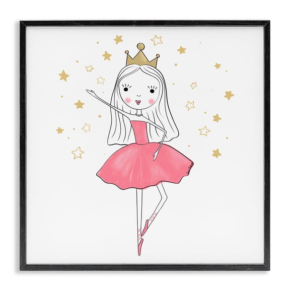 Stupell Industries Contemporary Black Framed Giclee Art, 12 x 12, by Amanda Hilburn