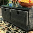 thumbnail image 4 of Moda Furnishings 5 Seater Patio Wicker Sofa Set in the Outdoor, 5 pieces, Grey, 4 of 10