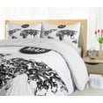 thumbnail image 5 of Ambesonne Black White Duvet Cover Set, Octopus World Map, 2-Calking, Black White, 5 of 7