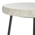 thumbnail image 6 of Safavieh Elenore Modern Metal Round End Table, Cream / Black, 6 of 9