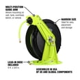 thumbnail image 2 of Flexzilla Pro Retractable Air Hose Reel, Open Face, Single Axle Arm, 3/8" x 50', 2 of 4