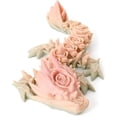 thumbnail image 2 of Huevo de dragón impreso en 3D con dragón dentro del huevo de Pascua, juguete de dragón de cristal totalmente articulado, regalo colorido para niños y adultos., 2 of 4