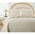 thumbnail image 2 of King Size Quilt Set, GREAGLE 3-Piece 120gsm Soft Warm Light Weight Ultrasonic Bedspread Reversible Comforter Velvet Bedding Set, Beige, 2 of 7