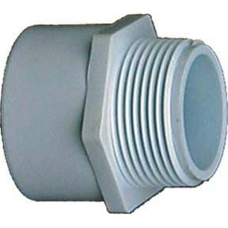 - 1in. PVC Sch. 40 Male Adapters - Pack of 10