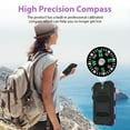 thumbnail image 5 of 2PK BAOKALER 30000mAh Solar Charger for Cell Phone iPhone, Portable Solar Power Bank with Dual 5V USB Ports, 2 Led Light Flashlight, Compass Battery Pack for Outdoor Camping Hiking(Purple), 5 of 10
