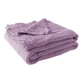 thumbnail image 2 of Aoyunhp 1Pc Gentle Muslin Blanket,Cotton Muslin Blanket Adults Summer Throw Blankets for Couch Breathable Blanket,All Seasons Soft and Slightly Pre Washed Cotton Blanket, 2 of 9