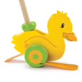 thumbnail image 2 of Imagination Generation Wooden Wonders Push-n-Pull Patito con patas de goma, 2 of 4