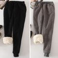 thumbnail image 4 of HTNBO Womens Cashmere Leggings Pant Warm Winter Fleece Legging Plaid New Arrivals, 4 of 4