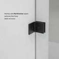thumbnail image 6 of Vinnova Design Villena 60" W x 78" H Single Sliding Frameless Shower Door in Matte Black, 6 of 14