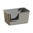 thumbnail image 3 of Open Litter Box, Bedpan, Toilet, Sandbox, High Sided Bin, Pet Litter Box, Litter Gray, 3 of 8