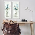 thumbnail image 2 of Stupell Industries Elegant Indigo Lilac Flower Jars Soft Light Watercolor,13 x 30, Design by Carol Robinson, 2 of 8