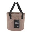 thumbnail image 1 of Collapsible Bucket 10L High Temperature Resistant Portable Folding Water Bucket with Handle for Camping Fishing Picnic Sand Color, 1 of 4