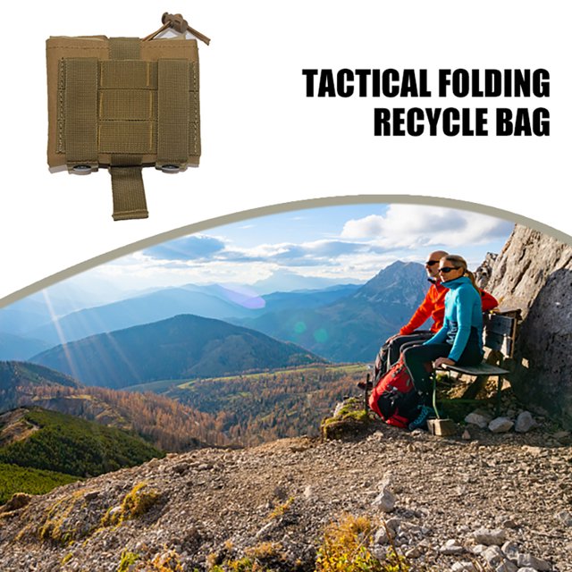 EDC Bag 600D Nylon Bolsa de basura para artículos diversos para caza al aire libre Senderismo (barro) Ehuebsd Para estrenar
