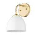 thumbnail image 7 of Yep by Golden Lighting Zoey 3-light Vanity in Chrome and Matte White shade, 7 of 7