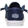 thumbnail image 6 of HEYDUDE Wally Stretch Sox Wide , Navy, 11, 6 of 6
