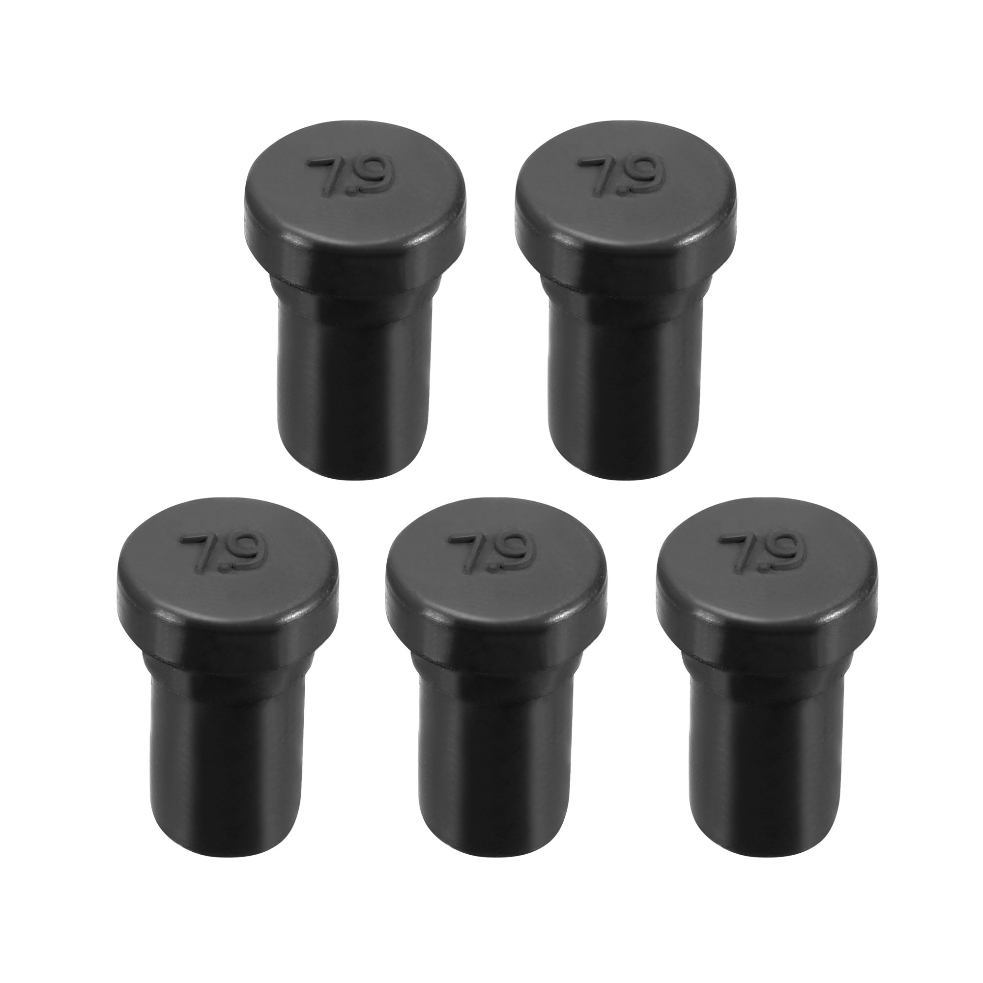 Rubber Stopper , SPR079 EPDM 8mm Dia Seal Hole Insert Stopper for