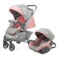 thumbnail image 1 of Carriola de Viaje Plegable con Portabebe Manubrio Reverisble-Rosa, 1 of 6