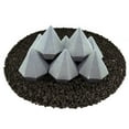 thumbnail image 2 of Pewter Gray, Ceramic Fire Diamonds | 5" Set of 8, 2 of 2