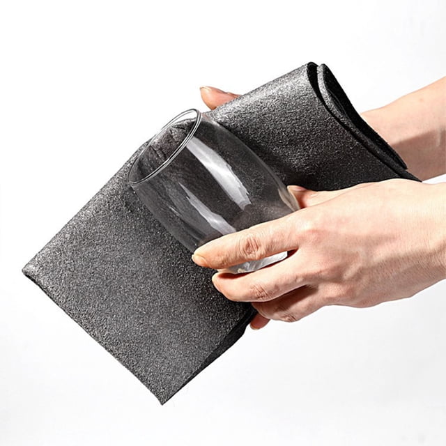 Trapo Para Limpiar Espejos, Trapos De Limpieza De Vidrio Engrosados de Microfibra Reutilizables, Buena Absorción De Agua Para Ventanas