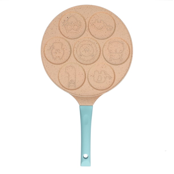 Sartén Universal Con Diseño De Animales, Sartenes Para Gofres De Cocina, Utensilios De Cocina, Molde De Cocina Antiadherente, Olla Para Panqueques De 7 Agujeros Para Restaurante Y Hogar Kearding HA027126-03
