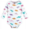 thumbnail image 5 of Hudson Baby Cotton Long-Sleeve Bodysuits, 3-Pack, Newborn- 24 Months, 5 of 5