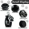 thumbnail image 5 of Pet Urn Keychain - Waterproof Moistureproof - Cat Cremation Ash Jar - Mini Dog Finger Storage Bottle - Puppy Paw Pendant Pet Souvenir, 5 of 8