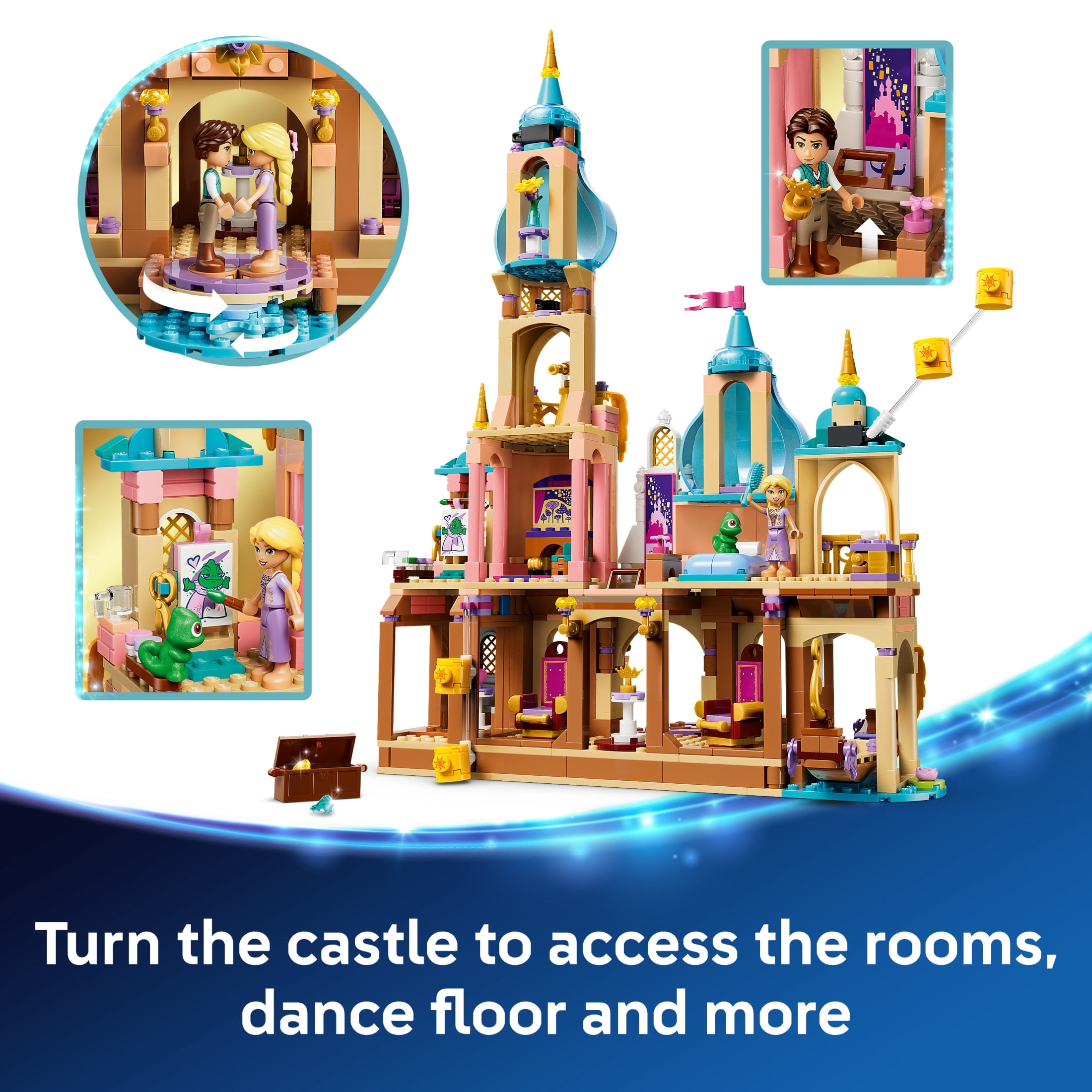 LEGO Disney Princess Rapunzel's Castle - Building Toy for Girls