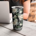 thumbnail image 4 of 20 Oz Pioneer Flower Coffee Tumbler Double Wall Insulated Stainless Steel Water Bottle | Metal Reusable Thermoses Flask with Cup Cap | Leak & Sweat Proof with Anti-Dust Lid, 4 of 7