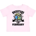 thumbnail image 3 of Inktastic Rockstars Are Born in February Birthday Boys or Girls Toddler T-Shirt, 3 of 5