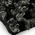 thumbnail image 2 of The HomeCentric Pillow Cover 24x24 Black, Handmade Black Shams, 3D Black and Gray Origami Pillow Shams, Pack of 2, 24x24 inch (60x60 cm) Pillow Shams, Square Felt Pillow - Midnight Punch, 2 of 3