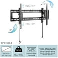 thumbnail image 4 of CorLiving Black Metal Advanced Extension Recessed Wall Mount for 43" - 90" TVs, 4 of 10