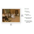 thumbnail image 2 of The Dancing Class - From an Original Color Painting by Edgar Degas c.1870 - Fine Art Matte Paper Print (Unframed) 20x26in, 2 of 4