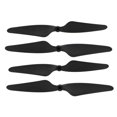 thumbnail image 1 of 2 pares de palas de hélice CW/CCW para cuadricóptero RC H501S, color negro, 1 of 6