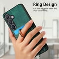 thumbnail image 5 of Dteck for Samsung S24 Plus,Compatible Magsafe Accessory, Shockproof Back Flip Folio Wallet Cases Magnetic 2-in-1 Detachable RFID Blocking Leather Women Men Cover,Green, 5 of 10